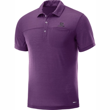 Poloshirt Salomon Explore Polo Potent Purple Herren