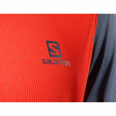 T-Shirt Salomon Men Stroll SS Fiery Red Graphite