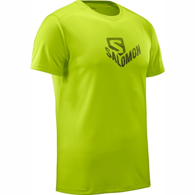 T-Shirt Salomon Men Stroll Graphic SS Acid Lime
