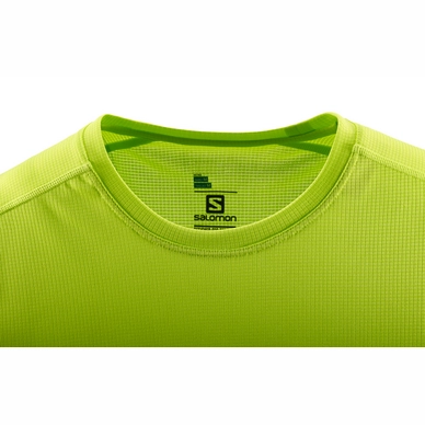 T-Shirt Salomon Men Stroll Graphic SS Acid Lime