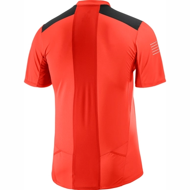 T-Shirt Salomon Men Fast Wing HZ SS Fiery Red Black