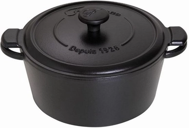 Braadpan Fontignac Mains Libres Rond Zwart 24 cm