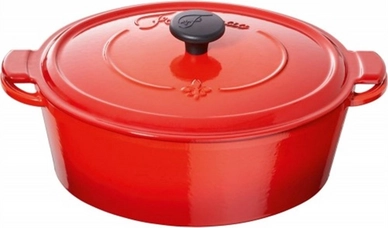 Braadpan Fontignac Mains Libres Ovaal Rood 29 cm