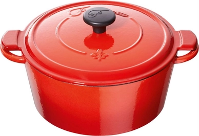 Braadpan Fontignac Mains Libres Rond Rood 26 cm