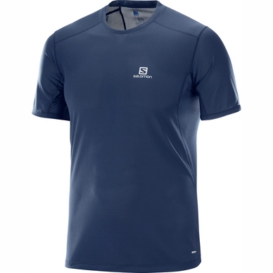 T-Shirt Salomon Men Trail Runner SS Dress Blue