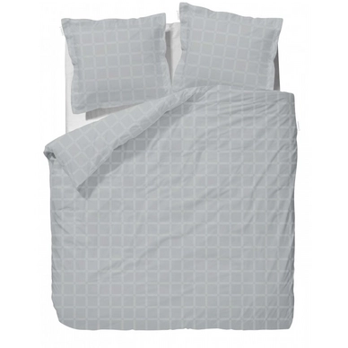 Taies d'oreiller Essenza Sienna Silver Satin de Coton (65 x 65 cm)