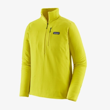 Pull Patagonia Homme R1 PO Chartreuse