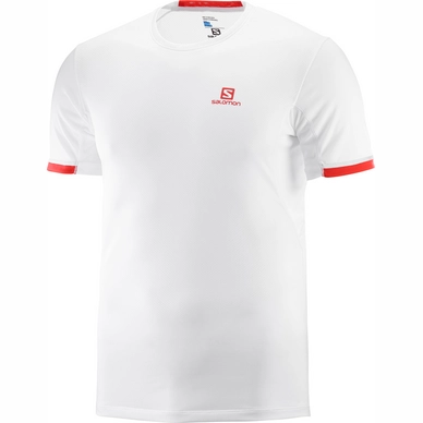 T-Shirt Salomon Men Agile + SS Whites