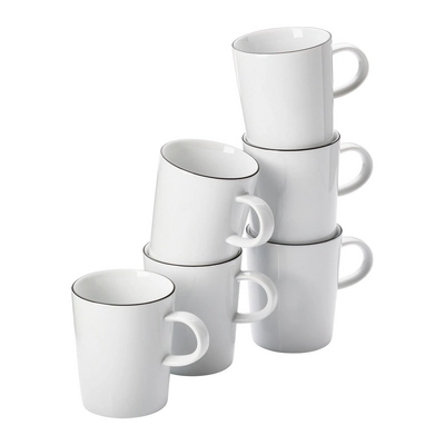 Mug Thomas Cucina Colors Black 280 ml (6-piece)