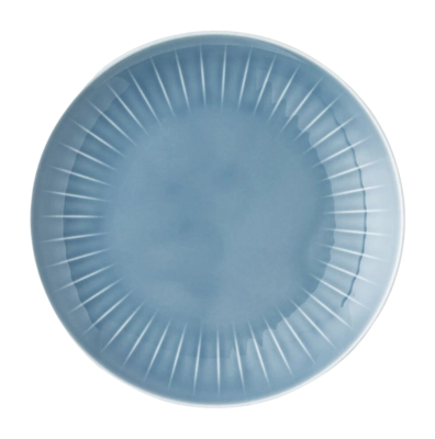Piatto piano coupe in porcellana Rosenthal Joyn Ø 20,5 cm, Blu Denim