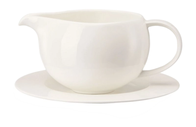 Salsiera in porcellana con piattino Rosenthal Brillance 550 ml, Bone China