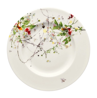 Bord Rosenthal Brillance Rim Fleurs Sauvages 19 cm