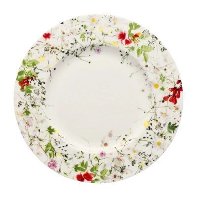 Bord Rosenthal Brillance Rim Fleurs Sauvages 23 cm
