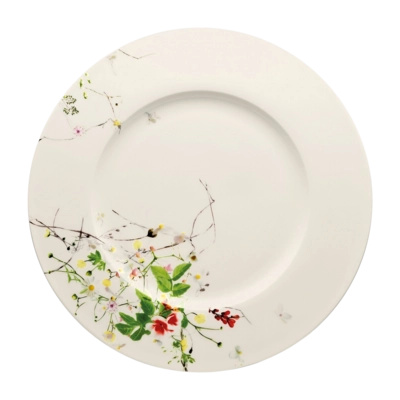 Serving Dish Rosenthal Brillance Rim Wild Flowers 33 cm