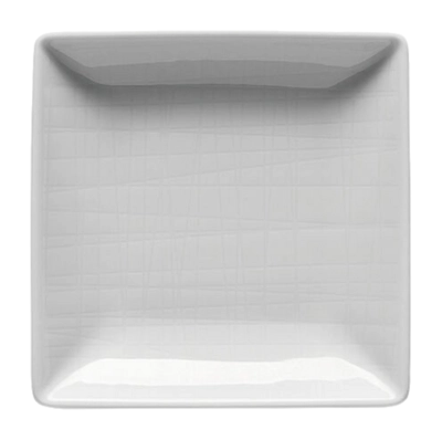 Saucer Rosenthal Mesh Square White 10 cm