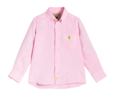Bluse OAS Pink Pear Linen Shirt Kinder