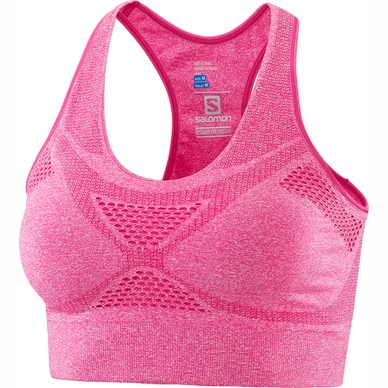Brassière Salomon Medium Impact Bra Pink Yarrow