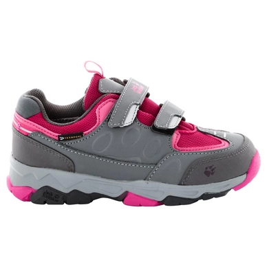 Chaussures de Marche Jack Wolfskin MTN Attack 2 Texapore Low VC Kids Pink