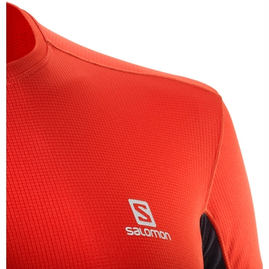 T-Shirt Salomon Men Agile SS Fiery Red