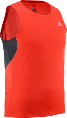 Tanktop Salomon Men Agile Fiery Red