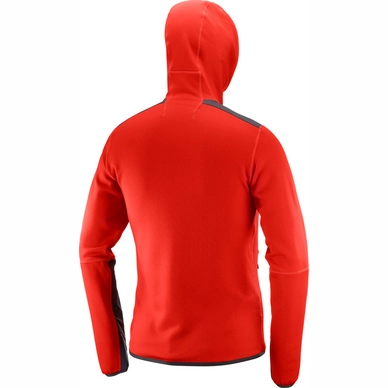 Jas Salomon Men X Alp Mid Hoodie Fiery Red Black
