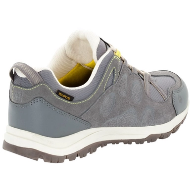 Trailrunningschoen Jack Wolfskin Women Rocksand Texapore Low Tarmac Grey