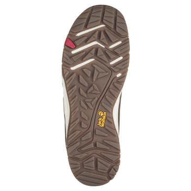 Wandelschoen Jack Wolfskin Women Rocksand Texapore Mid Dark Ruby