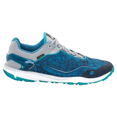 Trailrunningschoen Jack Wolfskin Women Crosstrail Shield 2 Low Celestial Blue