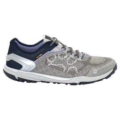 Trail Running Shoes Jack Wolfskin Women Crosstrail Knit Low Grey Haze