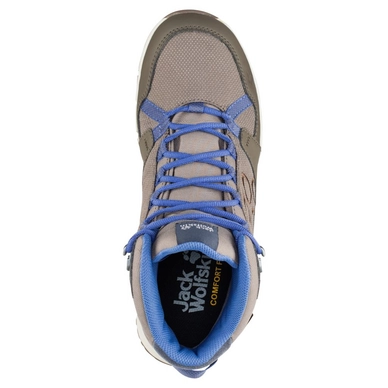 Wandelschoen Jack Wolfskin Women Activate Texapore Mid Dusk Blue