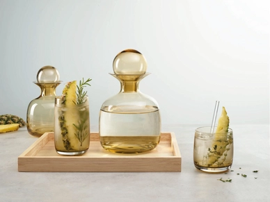 Glas-amber-Ananas