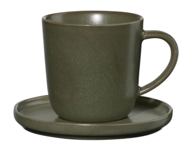 Espressokop ASA Selection Coppa met Schotel Nori 80 ml