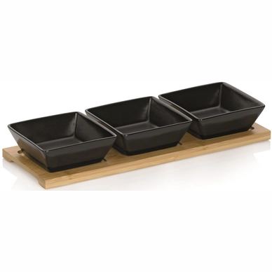 Schale Kela Philipa Schwarz (3-teilig)