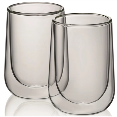Latte Macchiato Glass Kela Fontana Transparent 250ml (Set of 2)