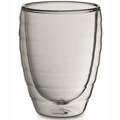 Latte Macchiato Glas Kela Cesena Transparent 300ml (2-teilig)