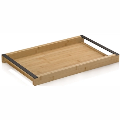 Plateau Kela Kiril Black 34,5 x 54 cm