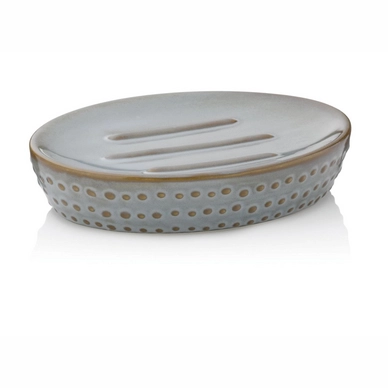 Seifenschale Kela Dots Grey/Brown