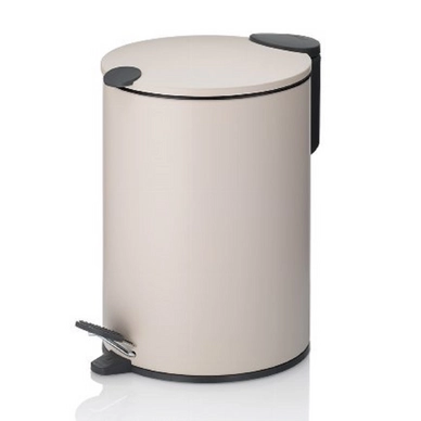 Poubelle Kela Mats à Pédale Beige 3 litres