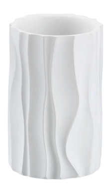 Gobelet de Salle de Bain Kela Merida Blanc