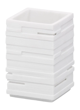 Badezimmerbecher Kela Posidon White