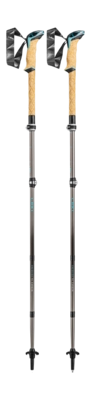 Wandelstok Leki Cressida FX Carbon Brown-Metallic/Mint - 100 / 120 cm
