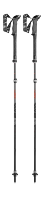 Wandelstok Leki Makalu FX Carbon AS Light-Anthracite/Bright-Red/Black - 110 / 130 cm