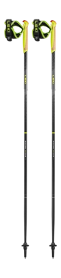 Bâton de Marche Leki Evotrail FX.One TA Black/Neon-Yellow/Dark-Anthracite - 125 cm