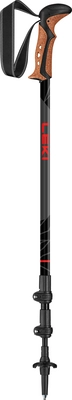 Wandelstok Leki Khumbu Dark Anthracite White Bright Red (110 - 145 cm)