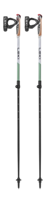 Bâtons de Marche Nordique Leki Spin Shark SL White/Smoke-Green/Dark-Anthracite - 100 / 130 cm