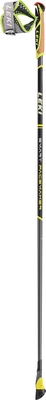 Nordic Walking Pole Leki Smart Pacemaker Lite Anthracite Black White Lime Green (105 cm)