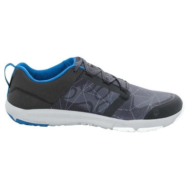 Trailrunningschoen Jack Wolfskin Men Gravity Flex Shield Low Electric Blue