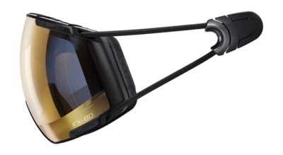 Ski Goggles Casco Unisex FX-80 Magnet Link Vautron+ Black (Large)
