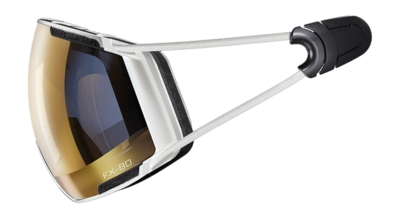 Ski Goggles Casco Unisex FX-80 Magnet Link Vautron+ White (Large)