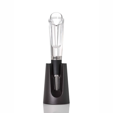 Wine Pourer and Stopper AdHoc Aerovin Stainless Steel Black